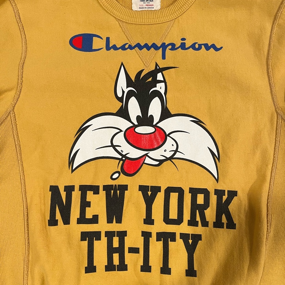 Todd Snyder x Champion Looney Tunes Crewneck Graphic M Sweatshirt Streetwear